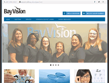 Tablet Screenshot of bayvisioneyes.com